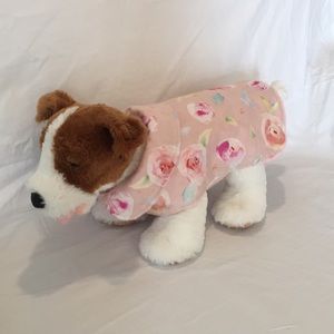 Pink floral dog jacket 💕